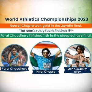 World Athletics Championships 2023 Instagram banner