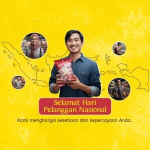 National Customer Day (Indonesia) marketing poster