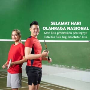 National Sports Day (Indonesia) marketing poster