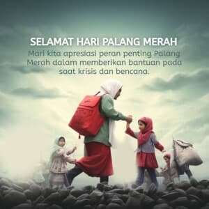 Red Cross Day (Indonesia) whatsapp status poster