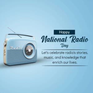 National Radio Day / Anniversary of RRI (indonesia) illustration