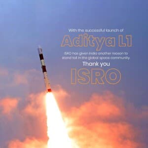 Aditya-L1 Mission Facebook Poster