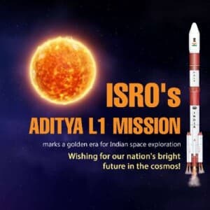 Aditya-L1 Mission facebook ad banner