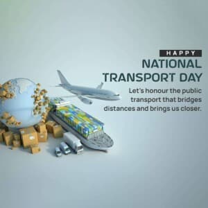 National Transport Day (Indonesia) poster