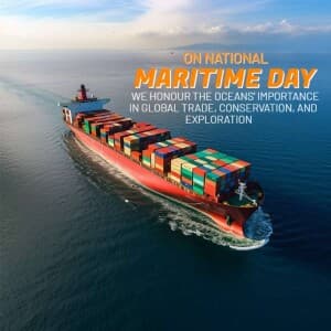 National Maritime Day (indonesia) event poster