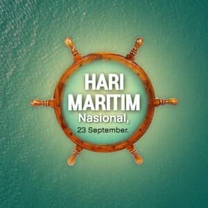 National Maritime Day (indonesia) marketing poster