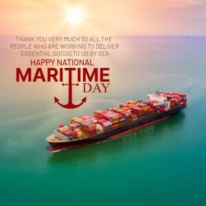 National Maritime Day (indonesia) flyer