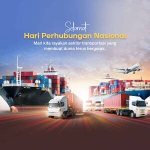 National Transport Day (Indonesia) graphic