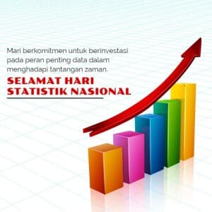 National Statistics Day (indonesia) Facebook Poster