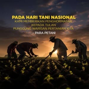 National Peasants' Day (indonesia) marketing flyer