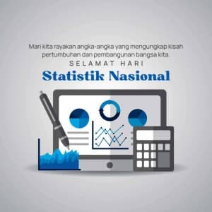 National Statistics Day (indonesia) Instagram Post