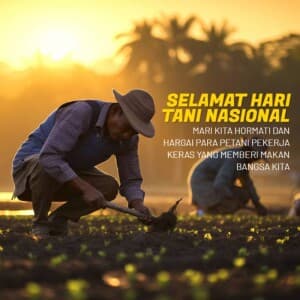 National Peasants' Day (indonesia) graphic