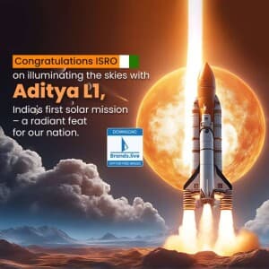 Aditya-L1 Mission Instagram banner