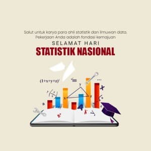 National Statistics Day (indonesia) poster Maker