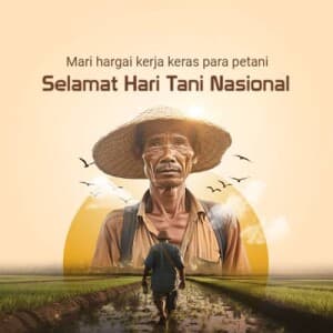 National Peasants' Day (indonesia) poster Maker