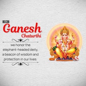 Importance of Ganesh Chaturthi whatsapp status poster