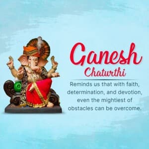 Importance of Ganesh Chaturthi Facebook Poster