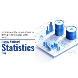 National Statistics Day (indonesia) illustration