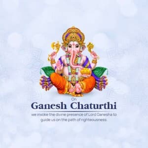 Importance of Ganesh Chaturthi event advertisement