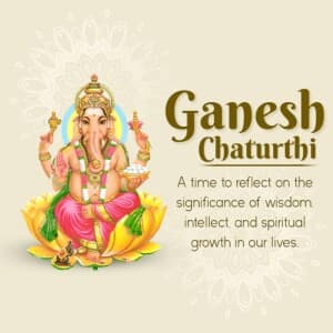 Importance of Ganesh Chaturthi facebook banner