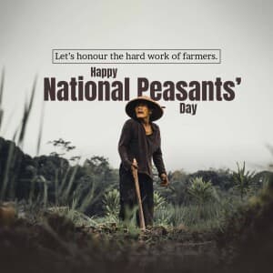 National Peasants' Day (indonesia) poster