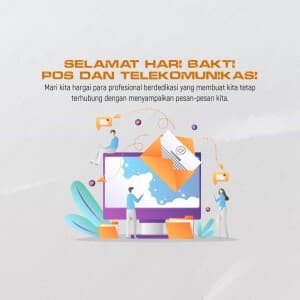 Post and Telecommunications' Service Day ( indonesia ) poster Maker