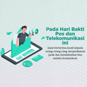 Post and Telecommunications' Service Day ( indonesia ) Instagram Post