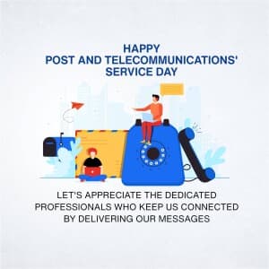 Post and Telecommunications' Service Day ( indonesia ) graphic