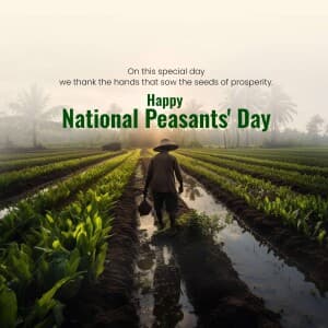 National Peasants' Day (indonesia) flyer