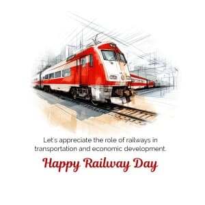 Railway Day(Indonesia) event poster