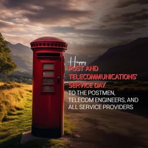 Post and Telecommunications' Service Day ( indonesia ) flyer
