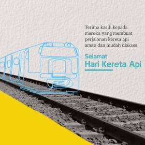 Railway Day(Indonesia) event advertisement