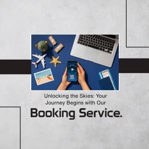 Ticket Booking promotional template