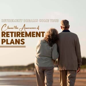 Retirement Plan marketing poster