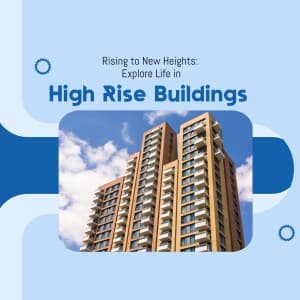 High Rise Building promotional template