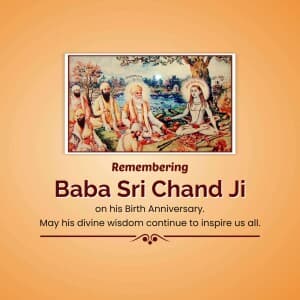 Janam Baba Sri Chand Ji Udasin graphic