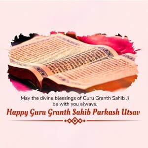 Parkash Utsav Sri Guru Granth Sahib Ji post