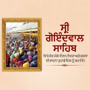 Jod Mela Sri Goindwal Sahib Facebook Poster