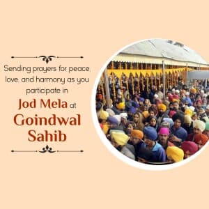 Jod Mela Sri Goindwal Sahib event poster