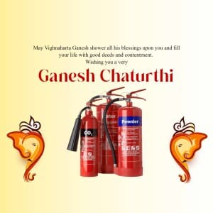 Ganesh Chaturthi Business marketing poster