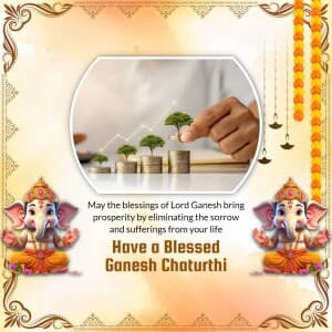 Ganesh Chaturthi Business Facebook Poster