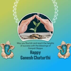 Ganesh Chaturthi Facebook Poster