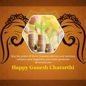 Ganesh Chaturthi Business illustration