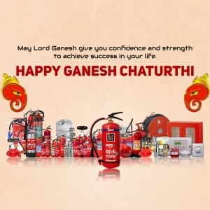 Ganesh Chaturthi marketing poster