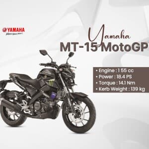 Yamaha Two Wheeler marketing poster