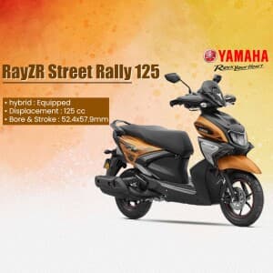 Yamaha Two Wheeler marketing post