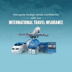 International Travel Insurance flyer