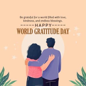 World Gratitude Day poster