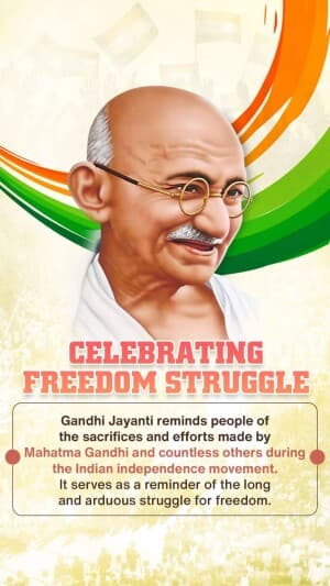 Importance of Gandhi Jayanti graphic
