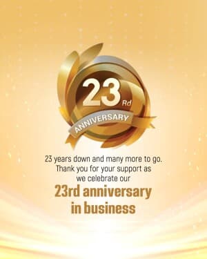 Business Anniversary greeting image